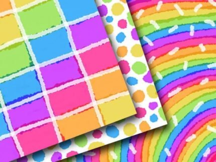 Bright-Rainbow-Digital-Papers