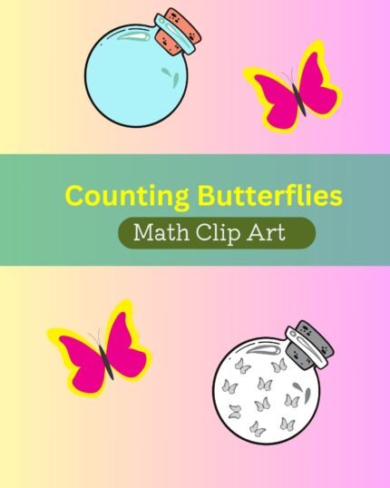 Counting Butterflies Math Clipart Chinese Food Binder Family wellness