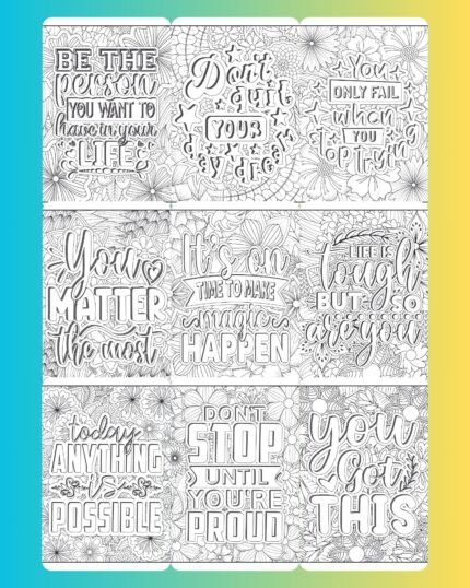 Motivational quotes coloring pages for Growth Mindsetcoloring sheets Growth Smiles Happy family