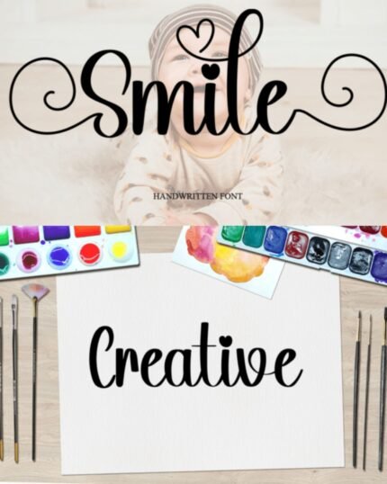 Smile Font download Cool Fonts Growth Mindset family happines