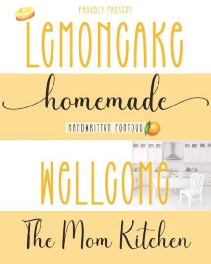 Lemoncake Homemade Duo Font download best Cool Fonts Growth Mindset family happines